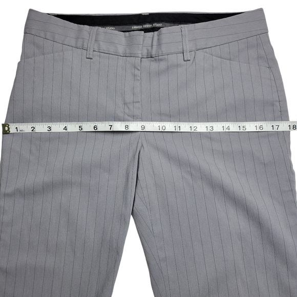 Express | Flare Leg Trousers Low Rise Pants Womens 4 - Picture 7 of 10